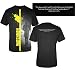 The Watchmen Rorschach with Stripe Black T-shirt Tee