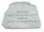 Kay Berry- Inc. 46820 My Father Didn-t Tell Me How To Live - Memorial - 6.5 Inches x 4.5 Inches x 1.5 Inches