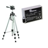 Einsteigerpaket/Starterset f�r Canon EOS 550D / EOS 600D / EOS 650D bestehend aus Cullmann Alpha 2500 Stativ, passendem BlackFox HL-E8 Ersatzakku zum Sparpreis!von "Blackfox"