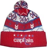 WASHINGTON CAPITALS NHL Winter Classic ALTERNATE Cuffed W/Pom Knit Hat/Cap BEANIE By Reebok