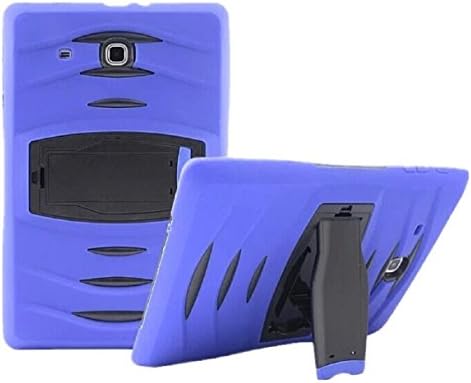 Galaxy Tab E T560 Case, Shockproof Heavy Duty Rugged Hybrid Armor Military Full Body Protective Tablet Case Cover with Builit In Kickstand for Samsung Galaxy Tab E 9.6 inch (SM-T560 Case) (Blue )