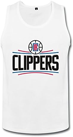 Men's Los Angeles Clippers New Logo Tank Top XL White