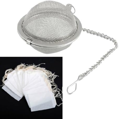 Tea Ball Strainer and Self Cinching Tea Bags