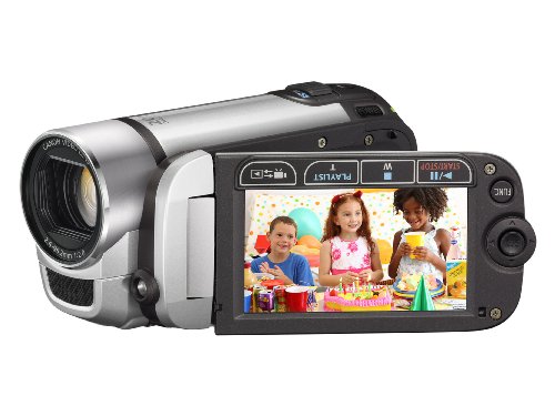 Canon LEGRIA FS 306 DVC-Camcorder (SDHC-Slot, 41-fach Advanced Zoom, 6,7 cm (2,7 Zoll) Widescreen Display) silber