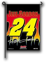 NASCAR Jeff Gordon #24 2-Sided Garden Flag 13-by-17-Inch