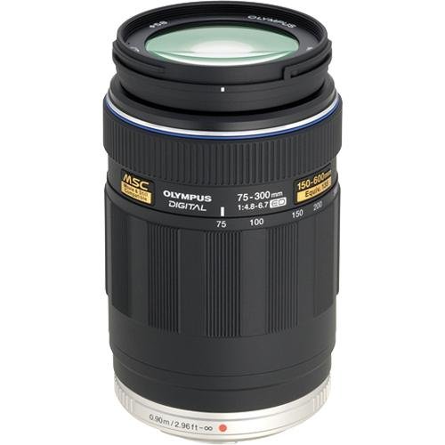 Olympus M.Zuiko 75-300mm f/4.8-6.7 ED Digital Zoom Lens (Black)