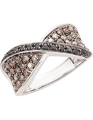 1 ct tw Black & Brown Diamond Ring - Size 7
