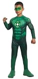 Green Lantern Child's Deluxe Hal Jordan Costume with Muscle Chest - One Color - Toddler