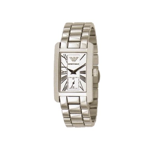 Emporio Armani Quartz, Mother of Pearl Dial with Stainless Steel Bracelet - Womens Watch AR0146