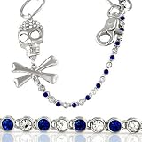 Hip Hop Wholesale - 30 inch 4mm HIP HOP ICEDOUT JEAN / WALLET CHAIN BLING TWISTED METAL PUNK ROCK