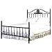 Coronet Bed with Frame Metal Finish: Sand, Size: Full