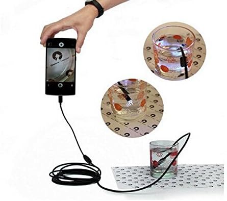 Happycamping Android USB Microscopes USB Portable Extend Endoscope Inspection Camera 5.5mm 5M Lens Snake Borescope Camera Lens Waterproof Tube