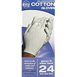 CARA  Model 840 Cotton Glove Dispenser Box, Extra Large, 24 Count