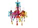 Silly Gifts SY100772MC-110V Gypsy Small Multicolored 6 Arm Chandelier