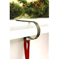 Holly MantleClip Stocking Holders in Oil Rubbed Bronze