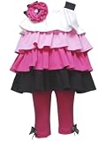 Rare Editions Baby-Girls Infant Tiered Legging Set