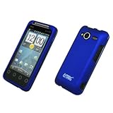 EMPIRE Blue Rubberized Snap-On Cover Case for Sprint HTC EVO Shift 4G