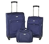 Samsonite Ventnor 3 Piece Luggage Set, Navy Blue
