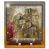 Notre Dame Cathedral - 6x6 Desk Clock