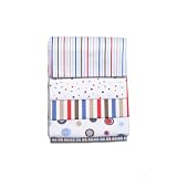 Just Born 4-Pack Flannel Receiving Blankets