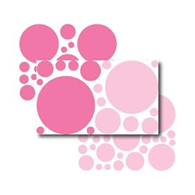 Instant Murals 67 Polka Dot Wall Transfer Stickers