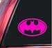 Search : Batman Bat Symbol Vinyl Decal Sticker - Hot Pink
