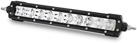 Aurora LED 10" 30W Single Row Light Bar. 10 X 3W Oslon White LED Chips. 2880 Lumens At 2.9A, Combination Beam, 9-36V