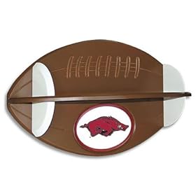 Arkansas Razorbacks NCAA Football Shelf by 