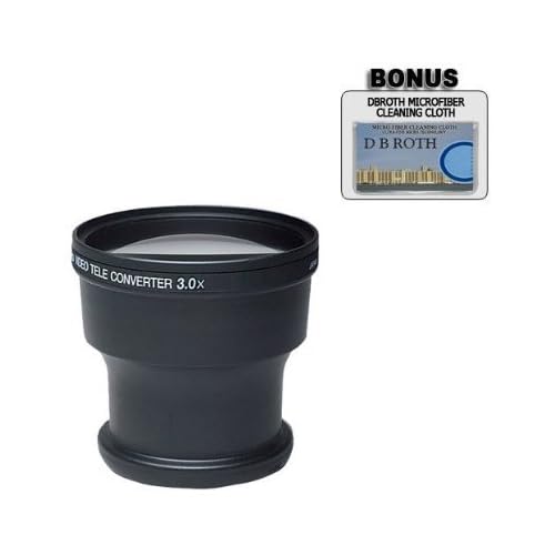 3x Digital Telephoto Professional Series Lens Db Roth Micro Fiber Cloth For The Panasonic Pro Ag Dvc7 Dvc30 Pv Dv102 Pv Dv52 Pv Dv953 Mini Dv Camcorders Discount 3x Digital Telephoto Professional Series Lens Db Roth Micro Fiber Cloth For The Panasonic Pro Ag Dvc7 Dvc30 Pv Dv102 Pv Dv52 Pv Dv953 Mini Dv Camcorders Discount