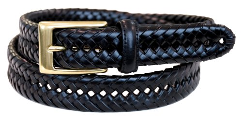 Dockers Men's 30mm Glazed Top Braid Belt