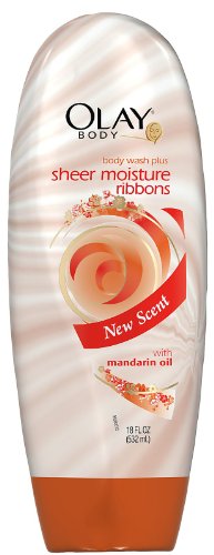  Olay Body Sheer Moisture Ribbons with Mandarin Oil 18 Oz. Pack of 2 