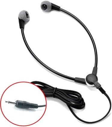 Craig **Extended-Life**Premium "EBS" Headset Compatible Universal Wishbone Y-Shaped Style For All Craig Transcribers With 3.5MM Straight Plug