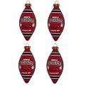 Arkansas 4-Pk Ornament Set
