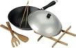 Typhoon Signature Non-Stick 12 Inch Wok Set, Gloss Black