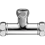 三栄水栓[SANEI] トイレ用品・ボールタップ ロータンク洗浄管 洗浄管連結異径チーズ 【H80-46-25X19X19】