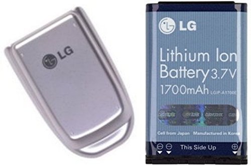 LG VX6100 OEM XT Battery Door Silver