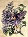 Lilac Flower Fairy Wood Mounted Rubber Stamp