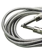 Produkt-Bild: METALLFLEX GITARREN- und INSTRUMENTENKABEL KLINKE - KLINKE 3M MIT UNVERW&Uuml;STLICHEM METALLMANTEL