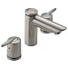 Delta 3585-SSMPU Grail Two Handle Widespread Bathroom Sink Lavatory Faucet, Stainless Steel