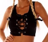 Folter Womens/Juniors REFORM SCHOOL Corset Beater Crop Tank Top