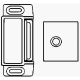 Liberty Hardware Mfg 05001 Economy Magnetic Catch With Strike
