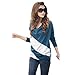 Hee Grand Women Color-Contrasted Loose T-Shirt