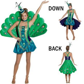 Deluxe Adult Peacock Costume