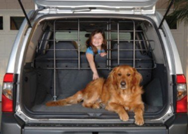 Precision Pet 1641-16401 Vehicle Barrier With Door - Hammertone