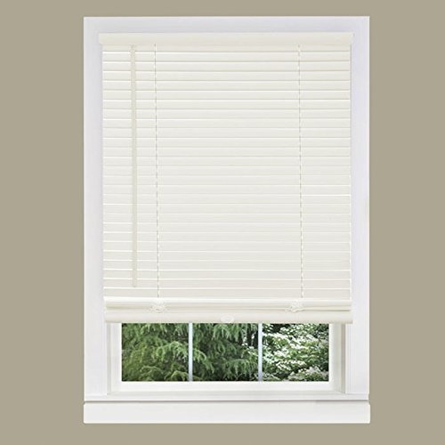Achim Home Furnishings 1-Inch Wide Window Blinds, 29 by 64-Inch, White