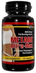 Metabo Ultra-Max Extreme Fat Burner Diet Pills - 60 Caps