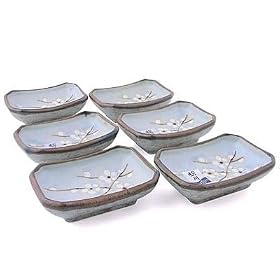 Buy 6 pc Japanese saucer set Sakura LB