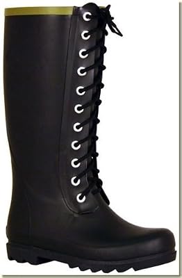 Chooka - Women's Noir LaceUp Rain Boots