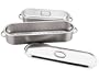 Paderno World Cuisine 24 Inch x 7 1/2 Inch Stainless Steel Fish Poacher