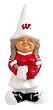 University of Wisconsin Cheerleader Garden Gnome